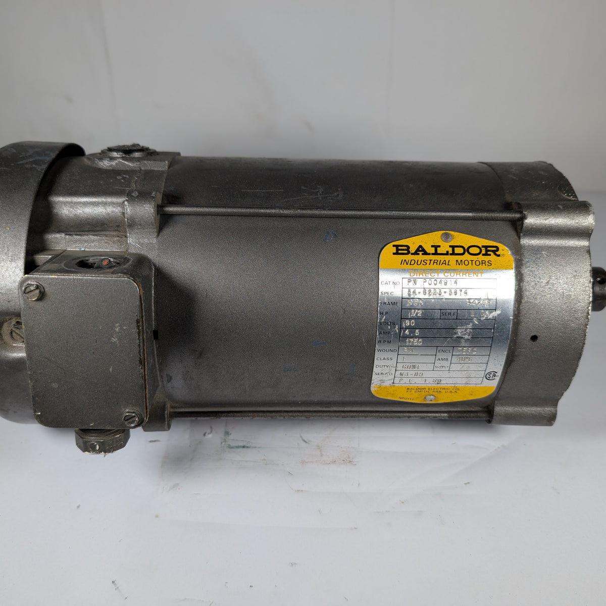 Baldor Reliance - 0.5 HP Electric Motor - PN P004914 - Used – Big ...