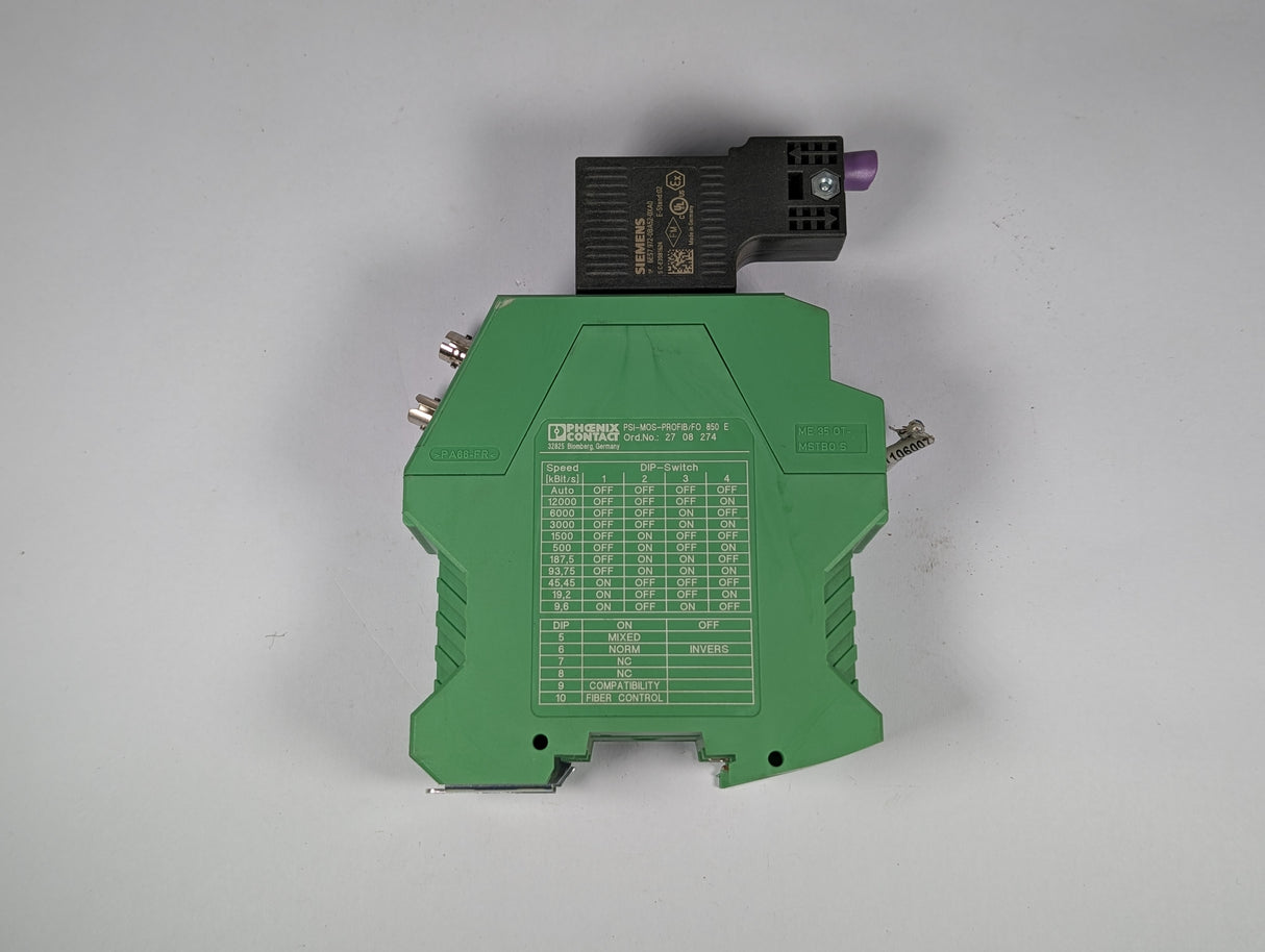 Phoenix Contact - FO Converter - PSI - MOS - PROFIB/FO 850 E - Used - Big Liquidators