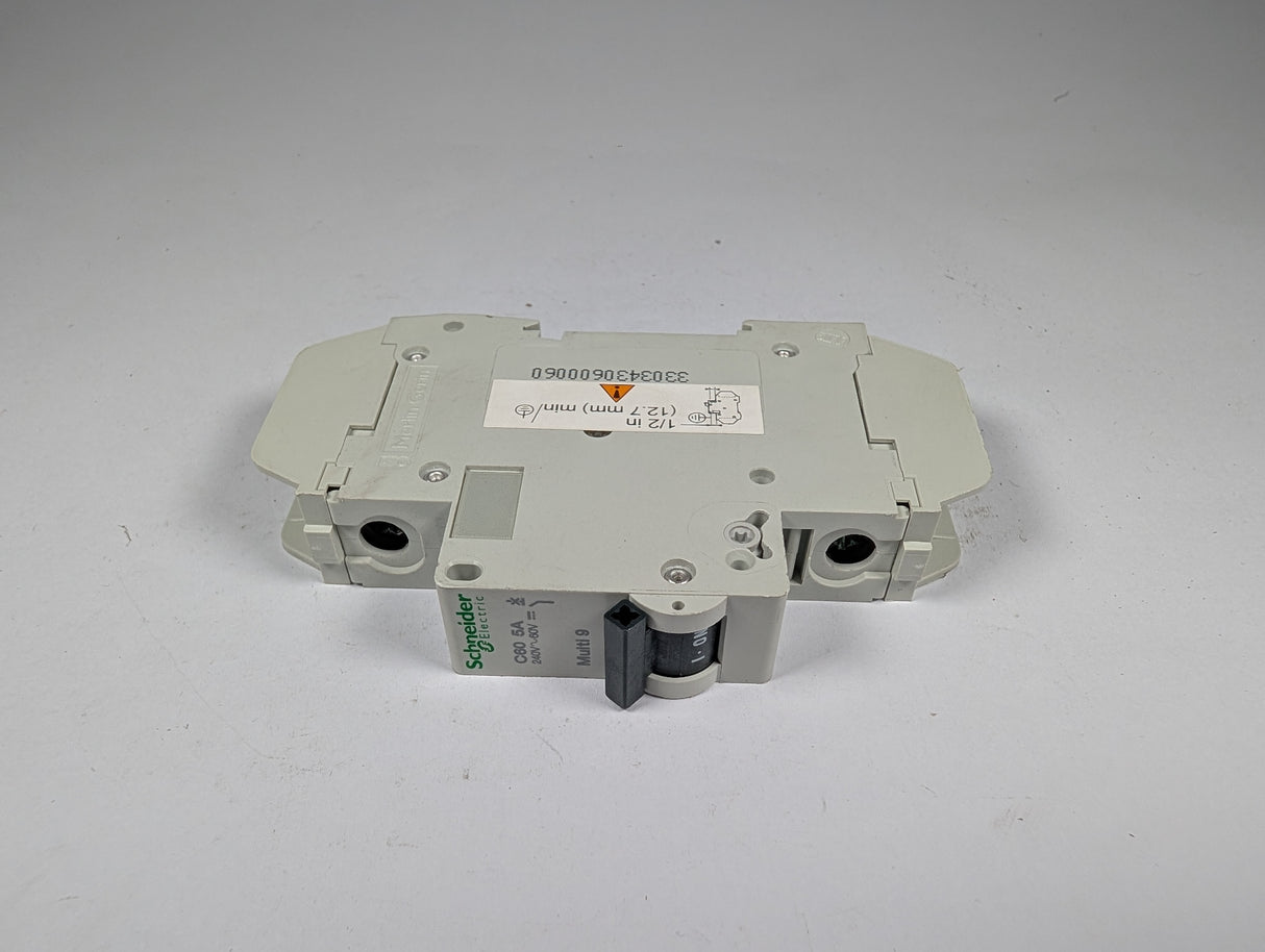 Schneider Electric - 5 Amp Miniature Circuit Breaker - C5A C60 - Used - Big Liquidators