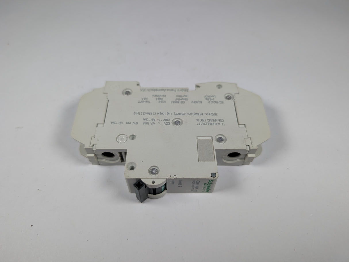 Schneider Electric - 10 Amp Miniature Circuit Breaker - C60 10A - Used - Big Liquidators