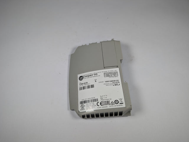 Allen Bradley - Compact I/O Right End Cap/Terminator - 1769 - ECR - Used - Big Liquidators