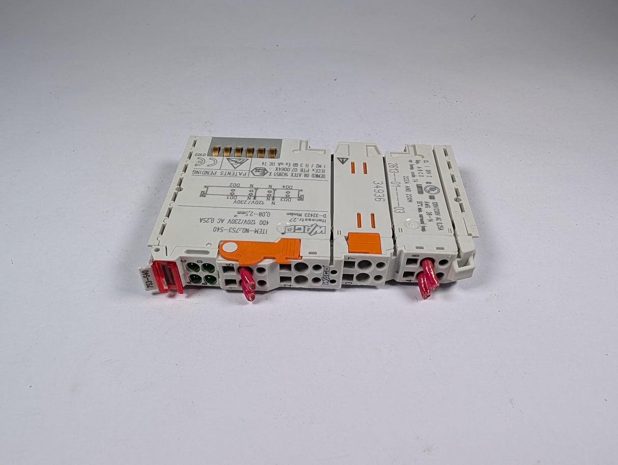 Wago - 4 - Channel Digital Output - 753 - 540 - Used - Big Liquidators