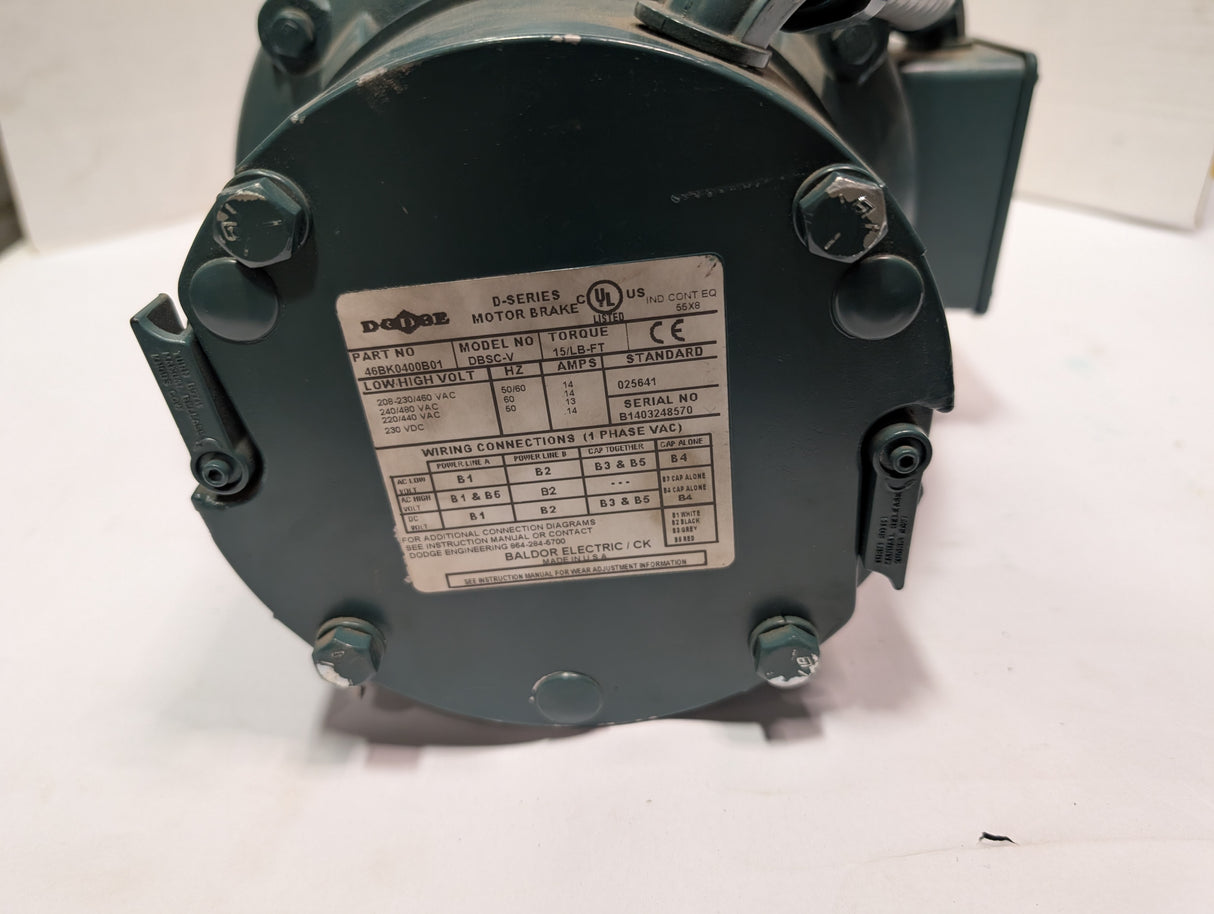 Baldor Reliance - 5 HP Electric Motor - VBM3615T - D - Used - Big Liquidators