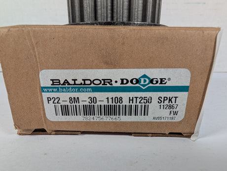 Dodge - High Torque Drive Belt Sprocket - P22 - 8M - 30 - 1108 HT250 SPKT - New - Big Liquidators
