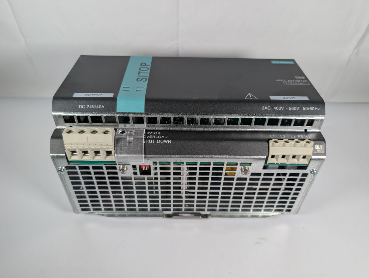 Siemens - 40 A Stabilized Power Supply - 6EP1 437 - 3BA00 - New - Big Liquidators