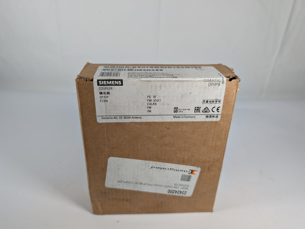 Siemens - Coupling Module - 6ES7 158 - 0AD01 - 0XA0 - New - Big Liquidators