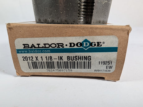 Dodge - Taper Lock Bushing - 2012 X 1 1/8 - IK BUSHING - New - Big Liquidators