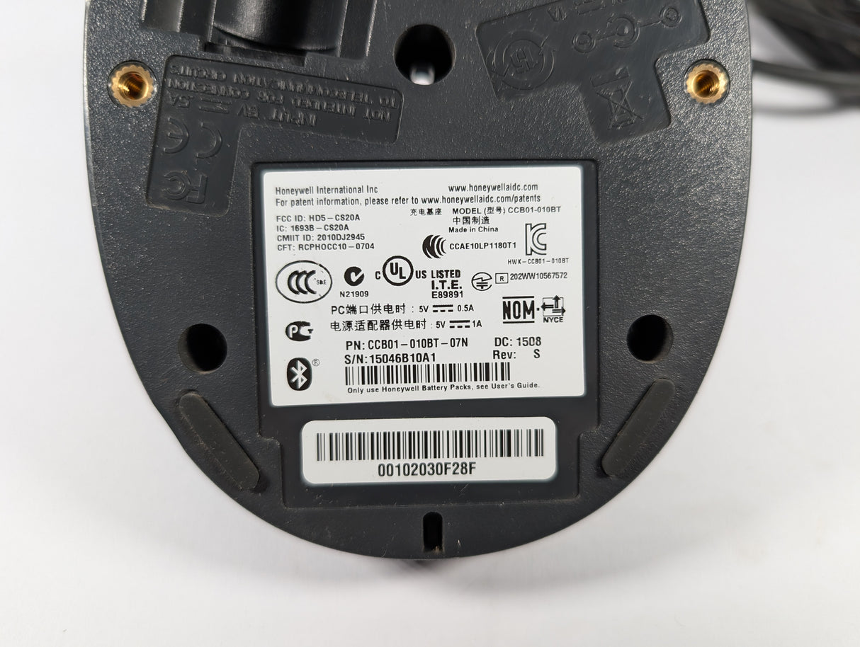 Honeywell - Charging/Communication Base for Xenon Series - CCB01 - 010BT - 07N - Used - Big Liquidators