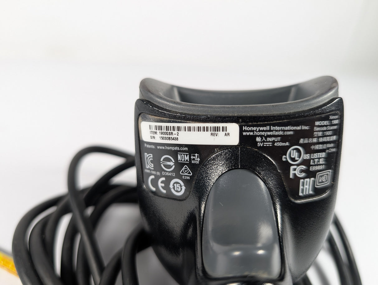 Honeywell - Xenon Series Corded Barcode Scanner - 1900GSR - 2 - Used - Big Liquidators