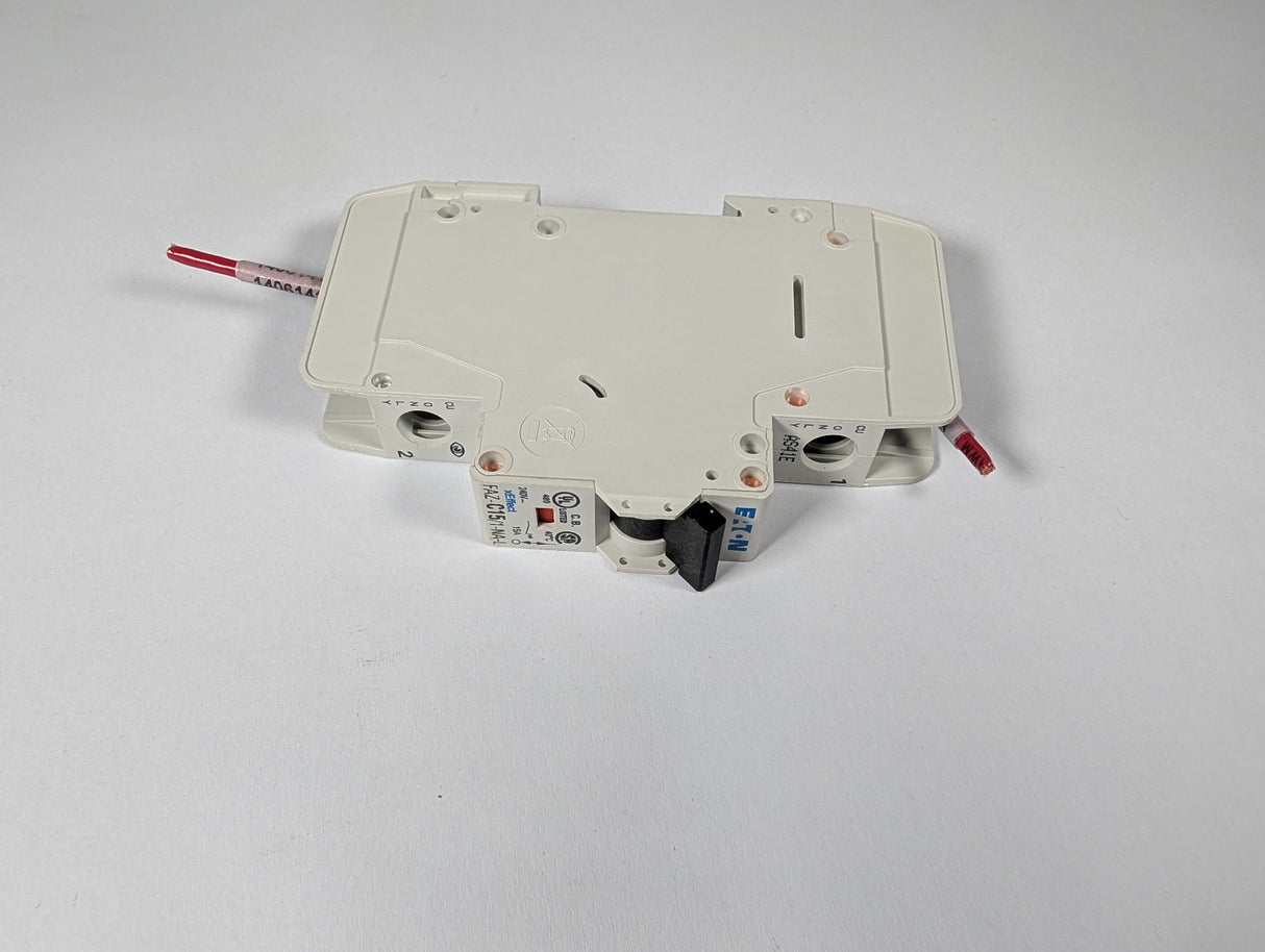 Eaton - 15 Amp Miniature Industrial Circuit Breaker - FAZ - C15/1 - NA - L - Used - Big Liquidators