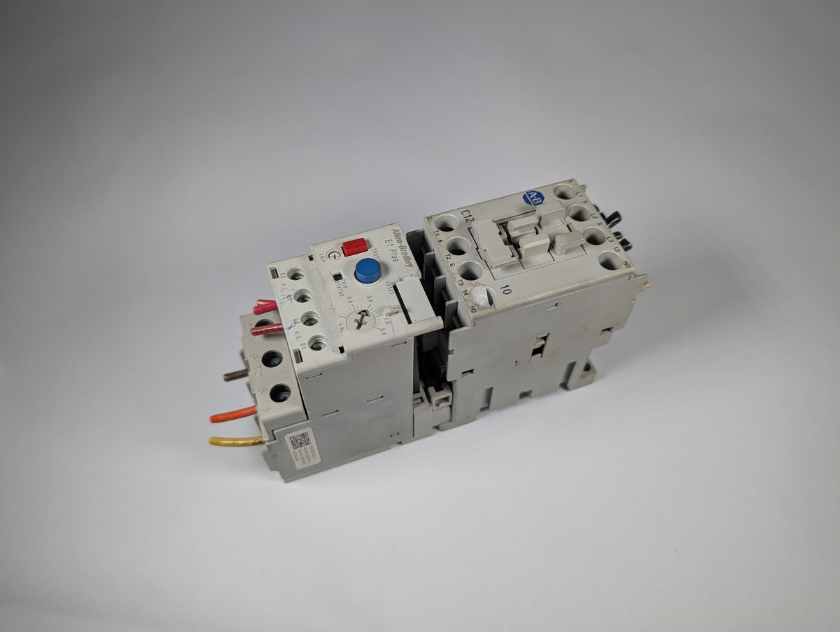 Allen Bradley - 12 Amp Contactor with 1 - 5 Amp Overload Relay - 100 - C12*10 w/193 - ED1CB - Used - Big Liquidators