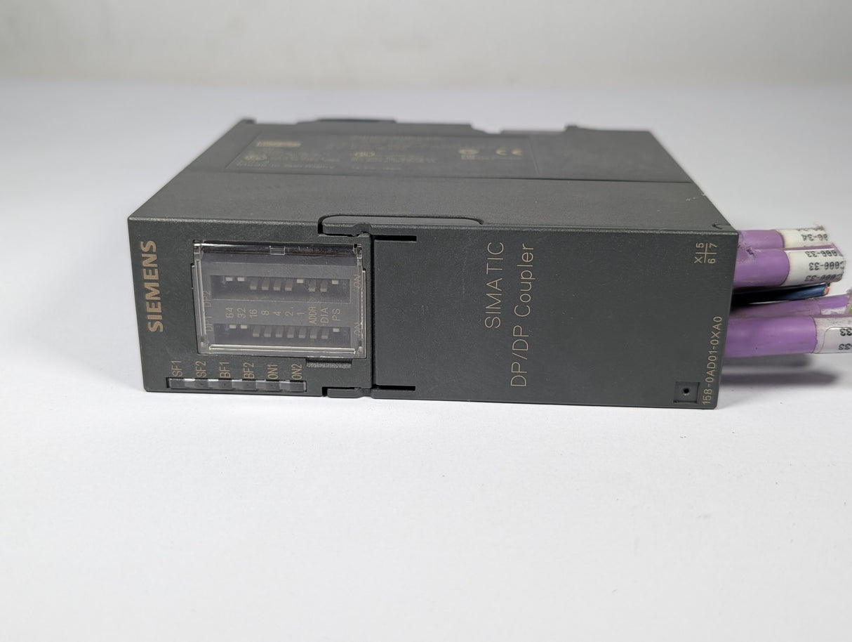 Siemens - SIMATEC DP Coupling Module - 6ES7 158 - 0AD01 - 0XA0 - Used - Big Liquidators