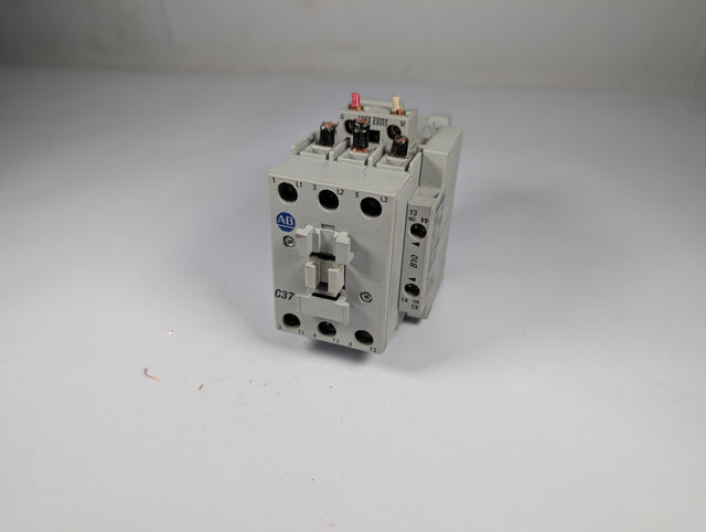 Allen Bradley - 37 Amp Contactor with Auxilary Contact Block - 100 - C37*00 w/100 - S - Used - Big Liquidators