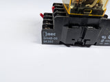 IDEC - 10 Amp Compact Power Relay with Relay Socket - RH4B - UL w/SH4B - 05 - Used - Big Liquidators