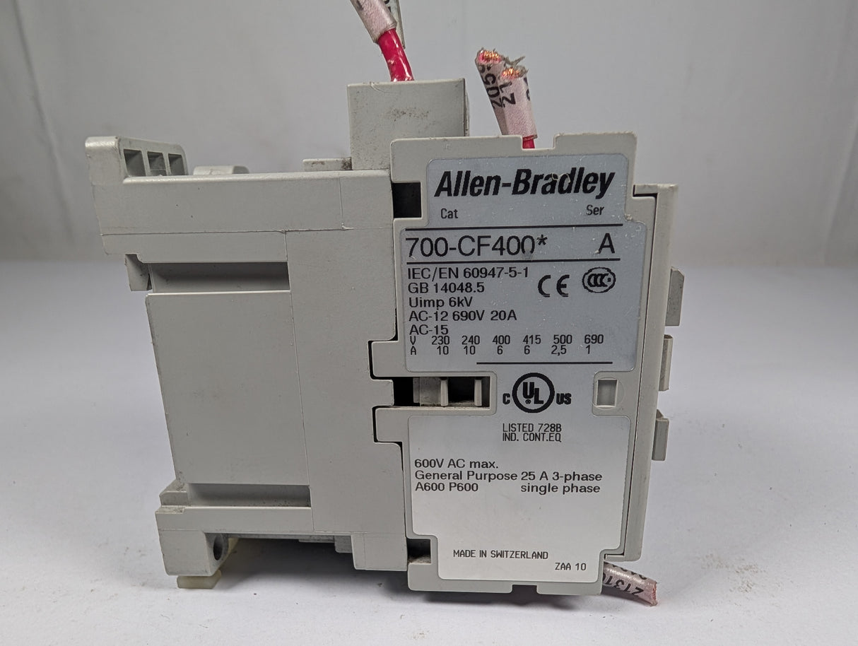 Allen Bradley - Industrial Relay - 700 - CF400* - Used - Big Liquidators