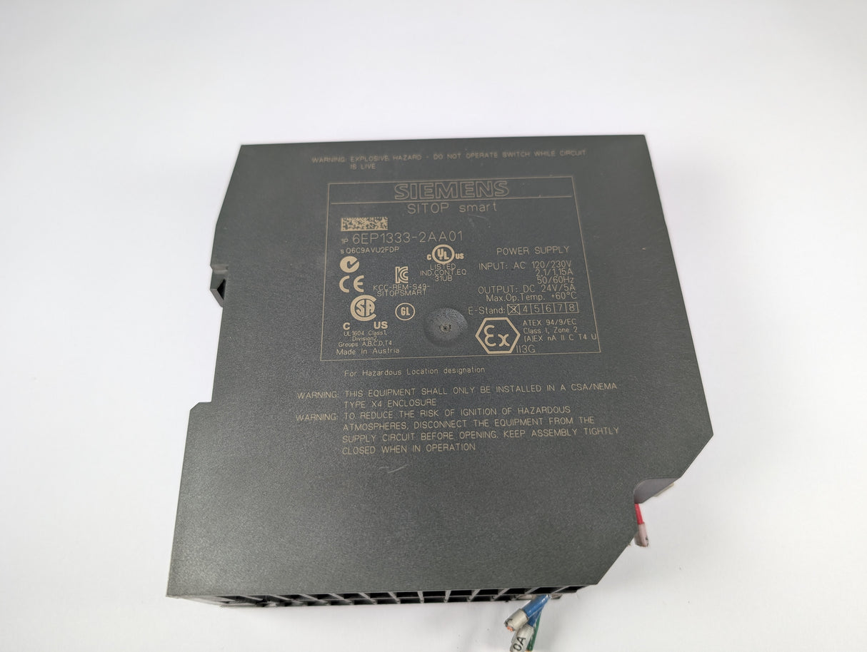 Siemens - 120 Watt Power Supply - 6EP1333 - 2AA01 - Used - Big Liquidators