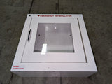 Emergency Defibrillator Cabinet with Alarm - 17.5" x 17.5" x 7" - Used - Big Liquidators