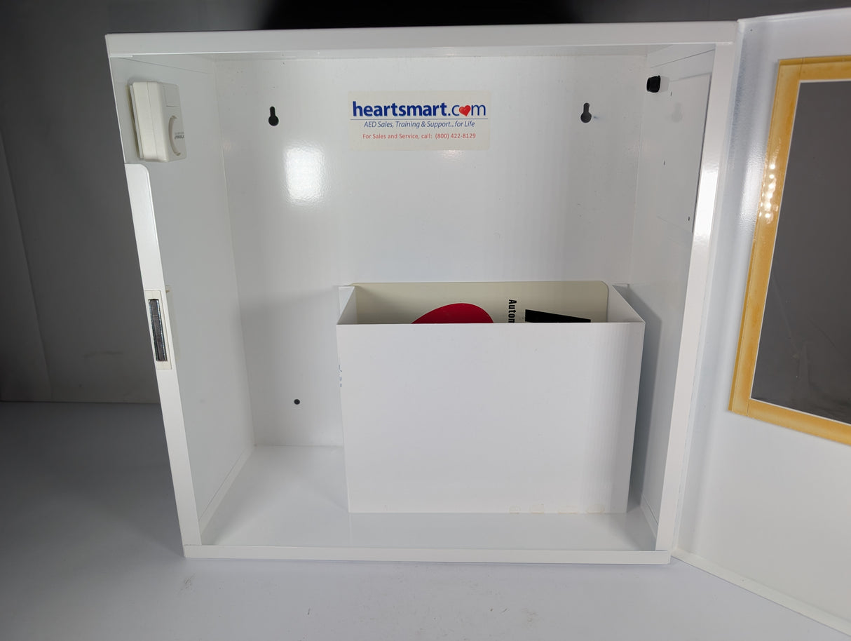 Heart Smart - AED Wall Cabinet - 15" x 15" x 7" - Used - Big Liquidators