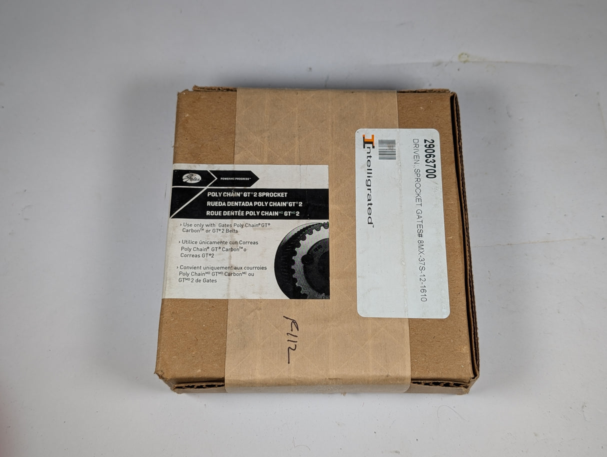 Gates - Poly Chain GT2 Sprocket - 8MX - 37S - 12 - 1610 - New - Big Liquidators