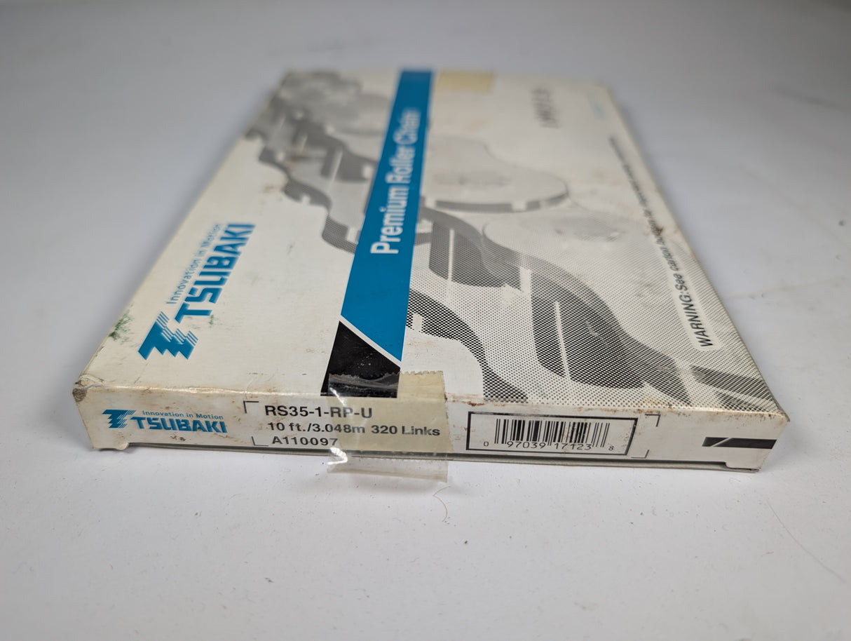 Tsubaki - 10 ft Premium Roller Chain - RS35 - 1 - RP - U - New - Big Liquidators