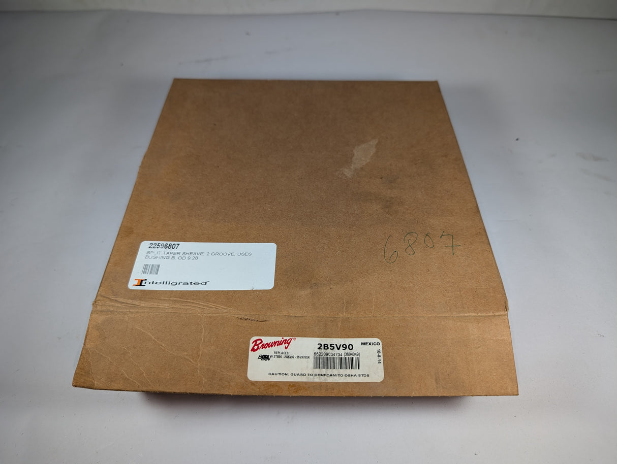 Browning - Split Taper Cast Iron Sheave - 2B5V90 - New - Big Liquidators