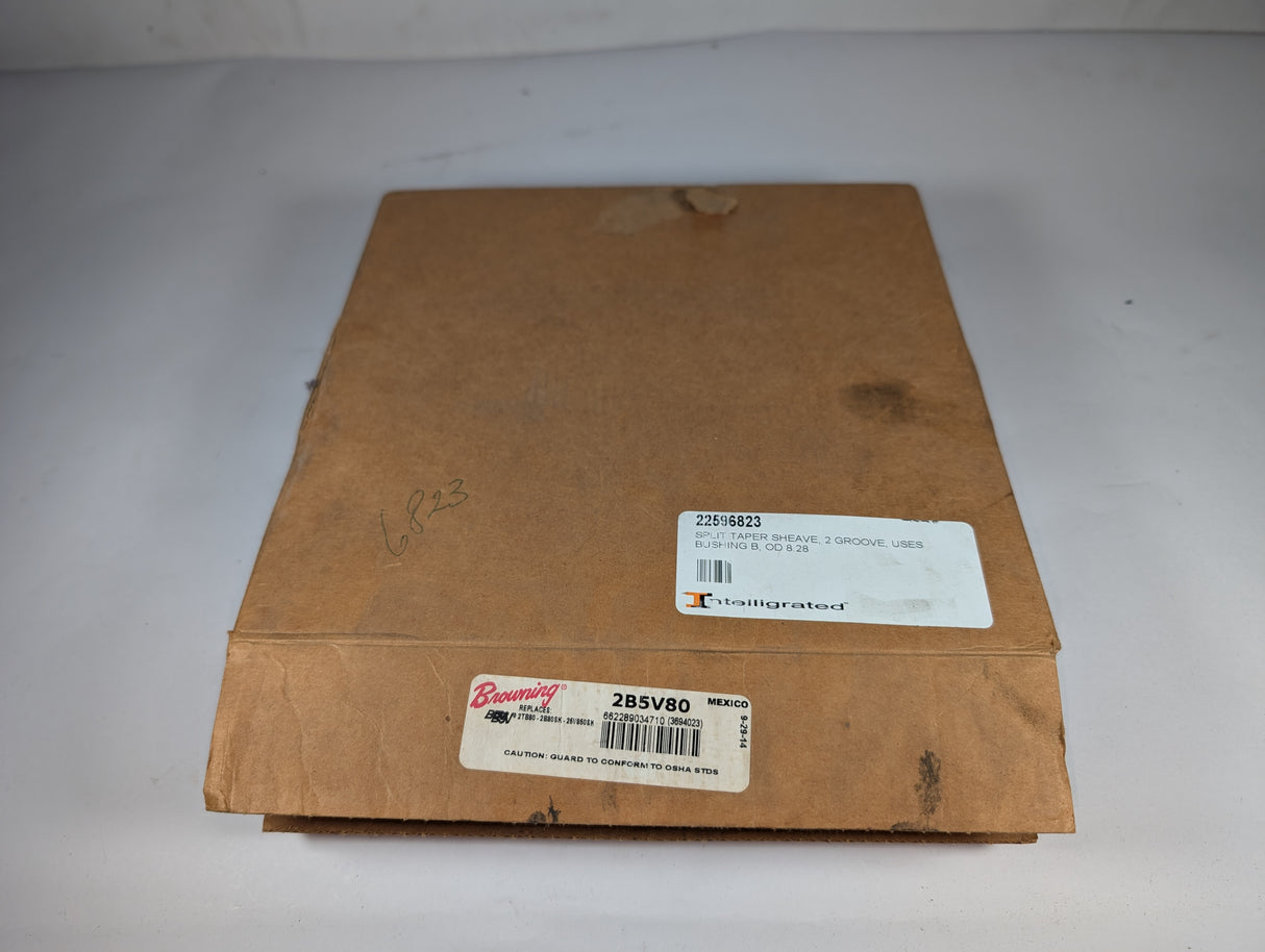 Browning - Split Taper Cast Iron Sheave - 2B5V80 - New - Big Liquidators