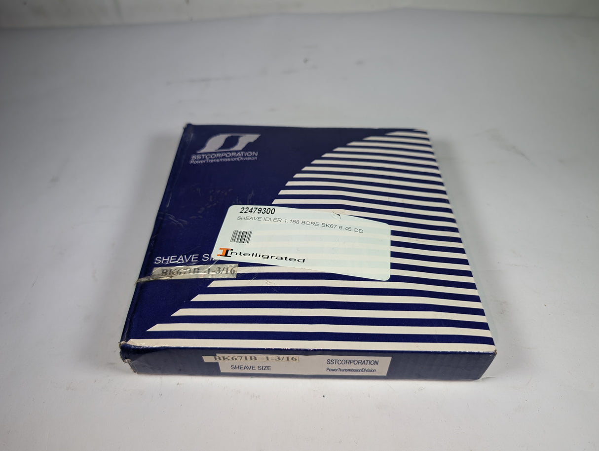 SST - Sheave - BK67IB - 1 - 3/16 - New - Big Liquidators