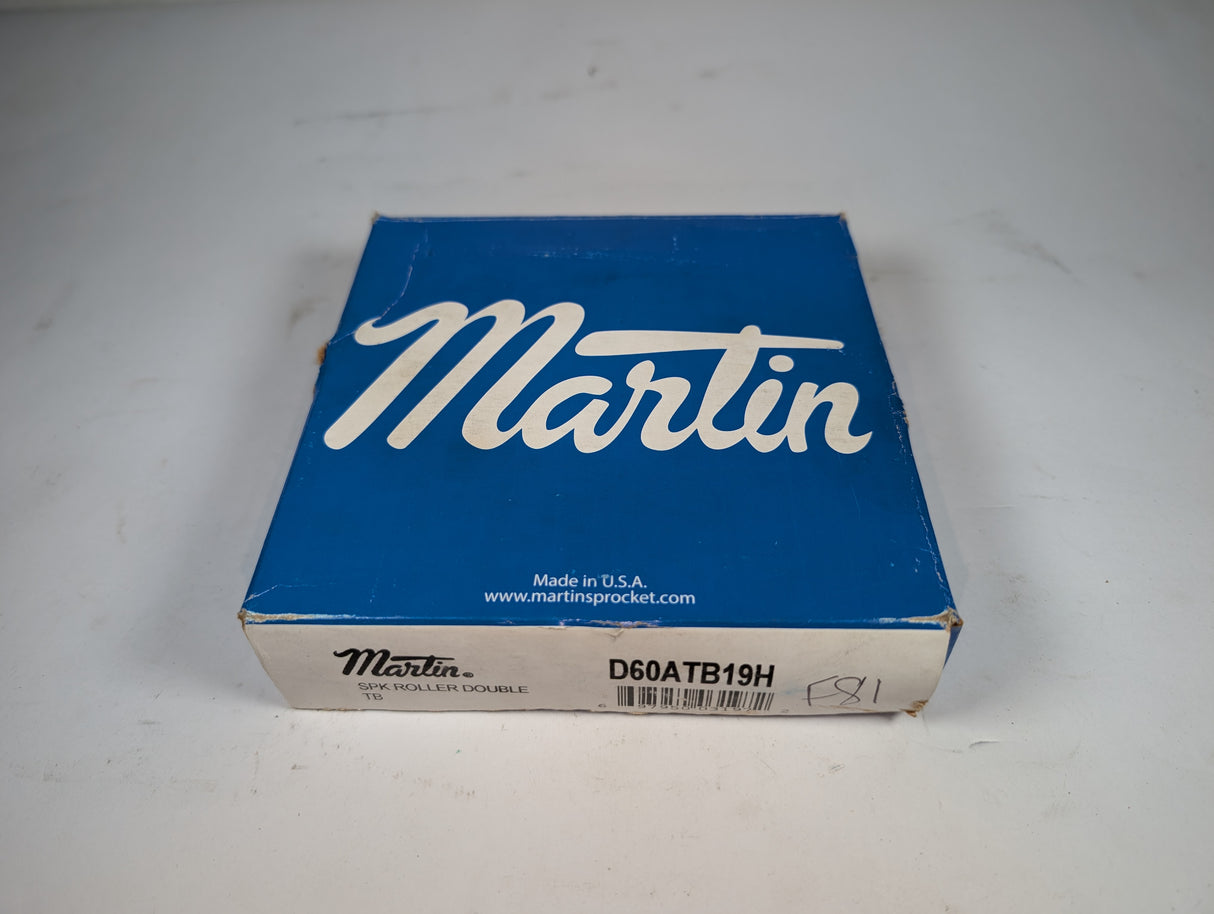 Martin - Taper Bushed Double Roller Chain Sprocket - D60ATB19H - New - Big Liquidators