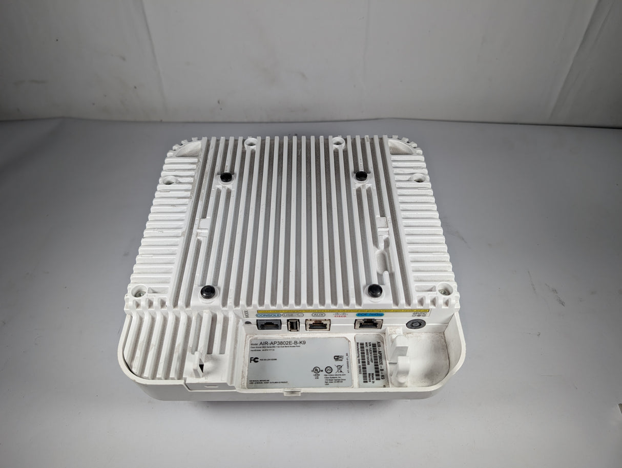 CISCO - Aironet Dual Band Access Point - AIR - AP3802E - B - K9 - Used - Big Liquidators