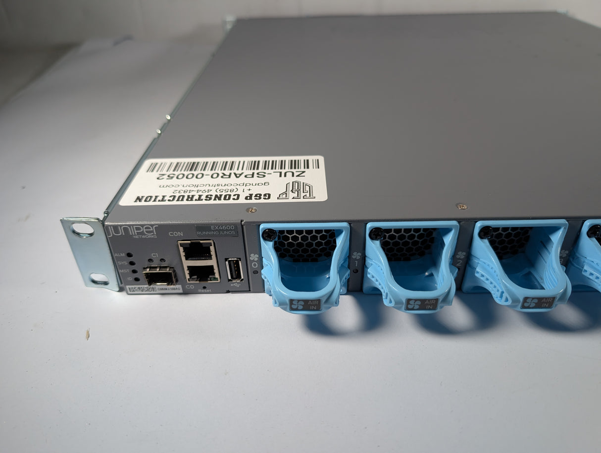 Juniper Networks - 24 Port Ethernet Switch - EX4600 - 40F - AFI - Used - Big Liquidators
