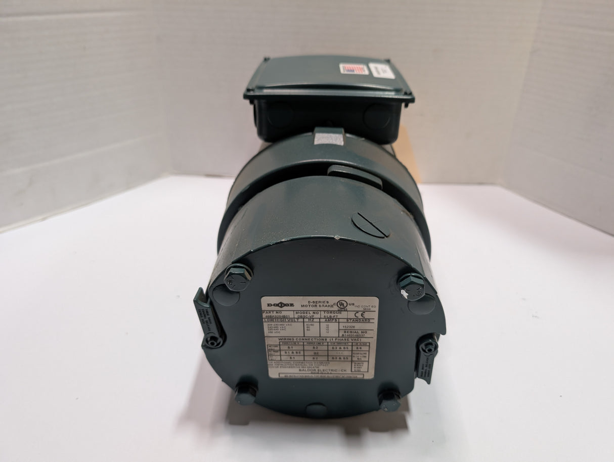 Baldor Reliance - 1 HP Electric Motor - V M3546T - D - Used - Big Liquidators