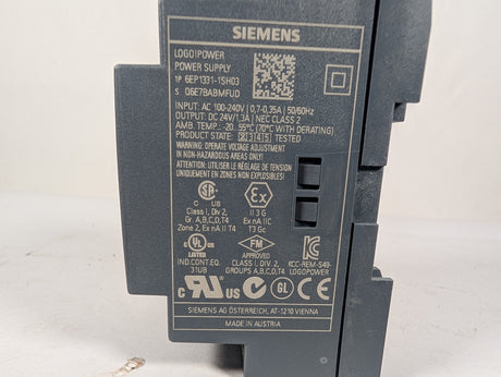 Siemens - 24vDC Power Supply - 6EP1331 - 1SH03 - New - Big Liquidators