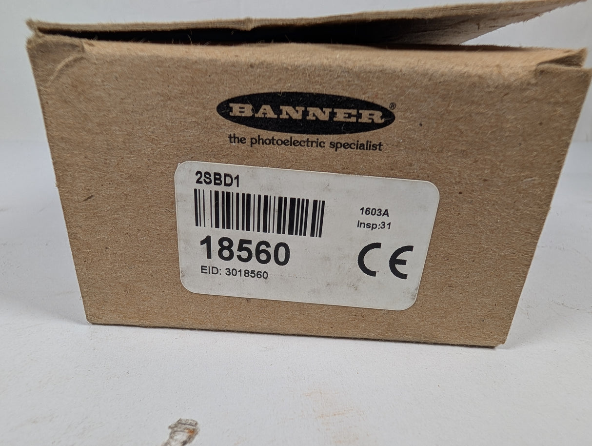 Banner - Full - Size Photelectric Sensor - 2SBD1 - New - Big Liquidators