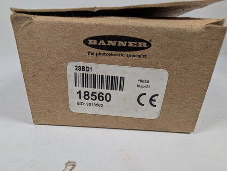 Banner - Full - Size Photelectric Sensor - 2SBD1 - New - Big Liquidators