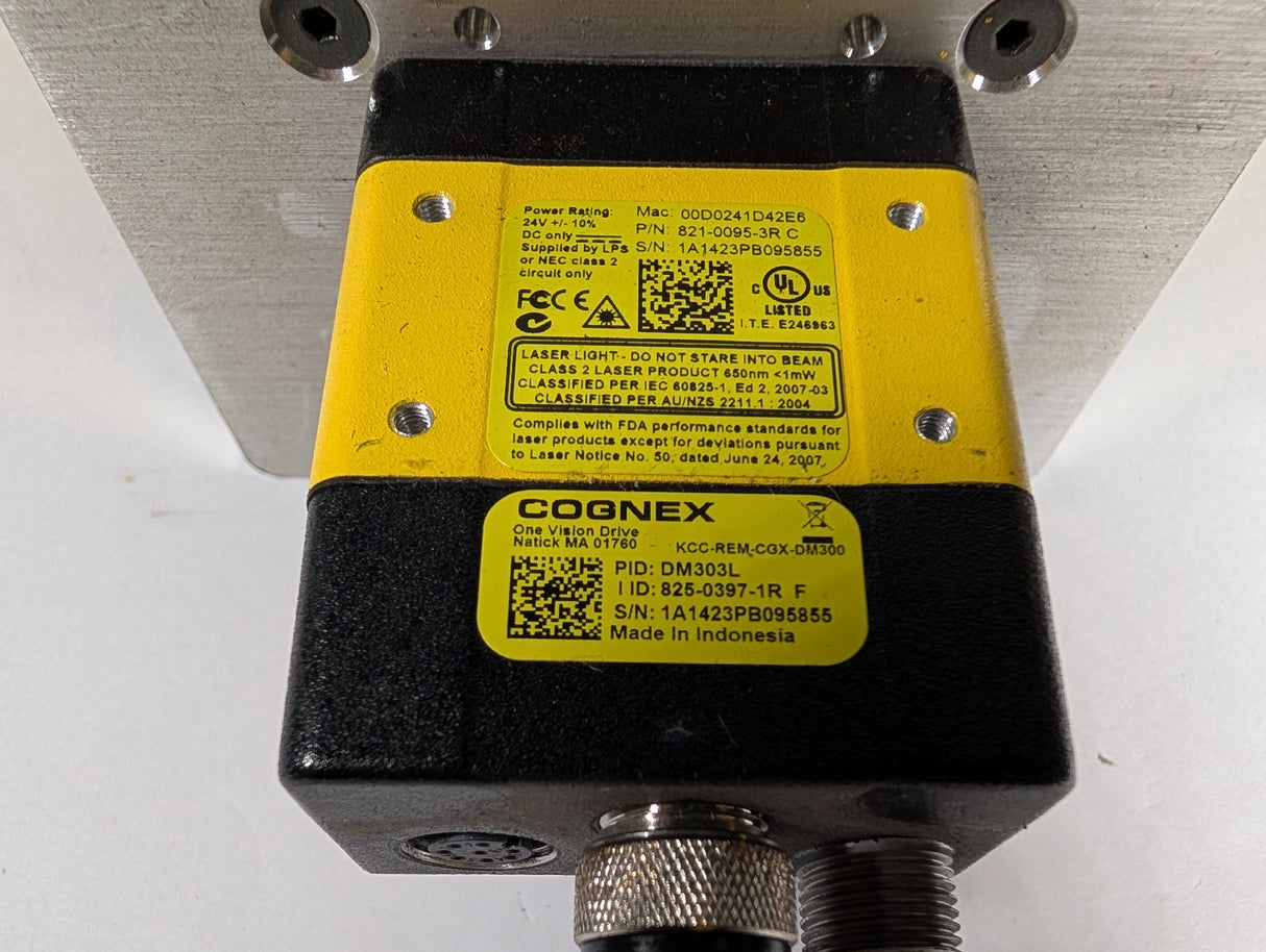 Cognex - Dataman 300 Series Barcode Scanner - DM303L With: DMA - FOVE - 15 and ODDM - L300 - 625 - Used - Big Liquidators