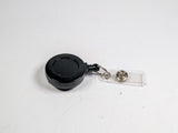 Round Badge ID Real with Strap and Slide Clip, Pack of 25 - 525 - I - DKGRY - New - Big Liquidators