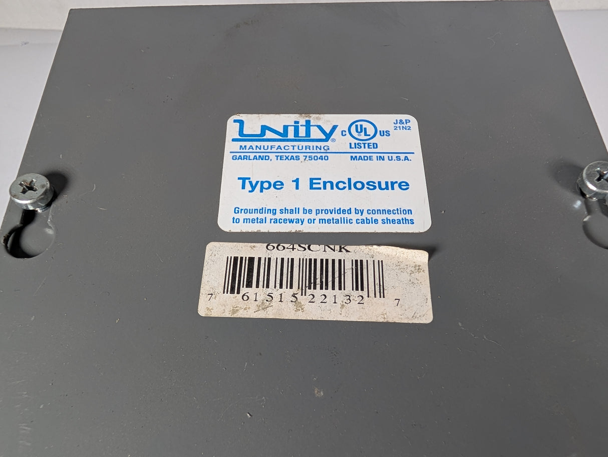 Unity - Type 1 Electrical Enclosure - 886SCNK - Used - Big Liquidators