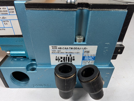 Mac Valves - 24V Solenoid Valve - 82A - AB - CAA - TM - DDAJ - 1JD= - New - Big Liquidators
