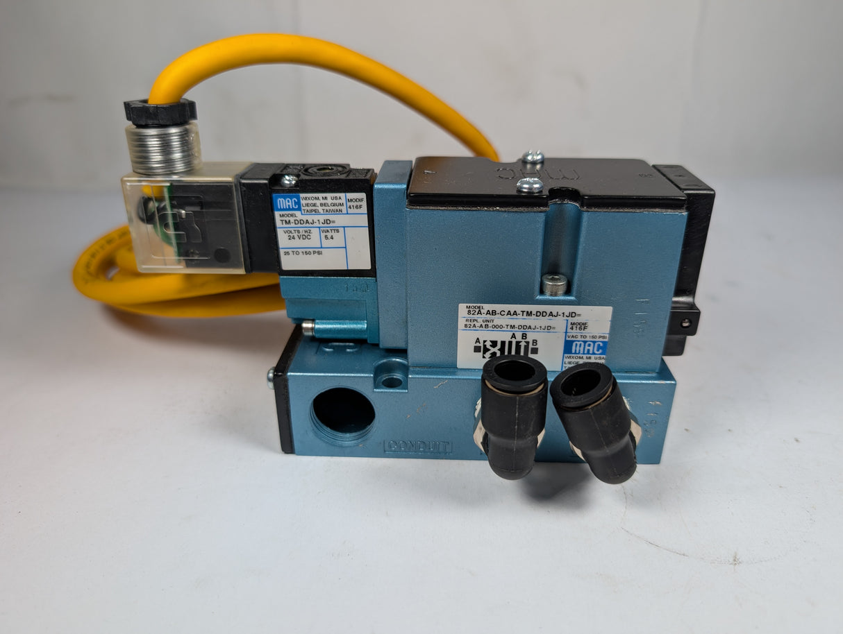 Mac Valves - 24V Solenoid Valve - 82A - AB - CAA - TM - DDAJ - 1JD= - New - Big Liquidators