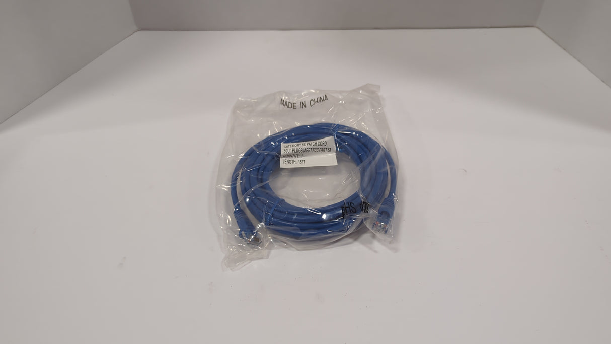 CAT 5e Ethernet Cables - 15ft - New - Big Liquidators