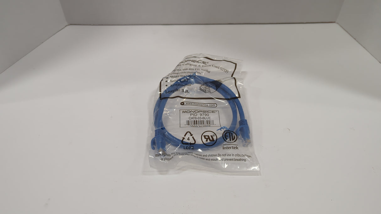 CAT 6 Ethernet Cables - 3ft - New - Big Liquidators
