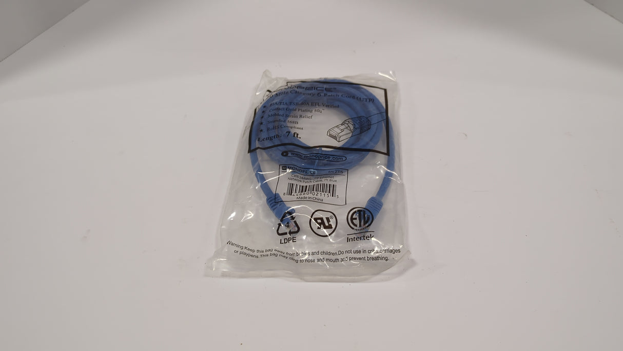 CAT 6 Ethernet Cables - Varying Lengths from 2ft to 200ft - New